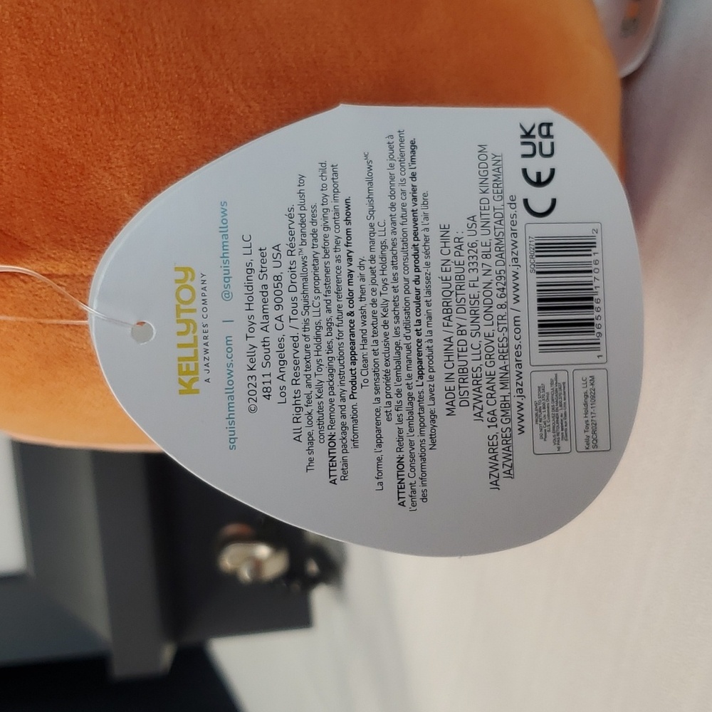 BNWT Elson the Eel Squishmallows 7" - Picture 5 of 5